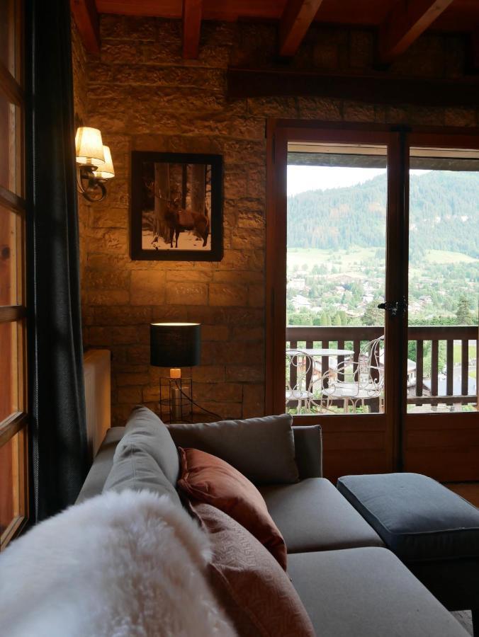 Chalet Horizon Blanc Megève Exterior foto